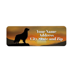 Golden Retirever Cool Return Address Labels