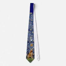 Golden Retriever 1 in Starry Night