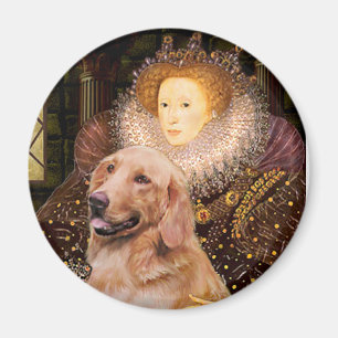 Golden Retriever #1 - Queen Elizabeth I Magnet