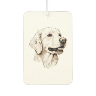 Golden Retriever 2 Car Air Freshener
