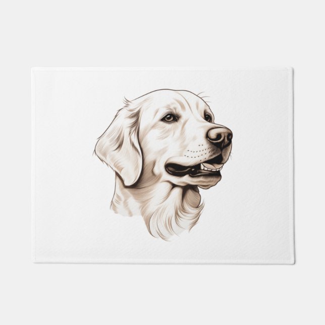 Golden Retriever  2 Doormat (Front)