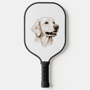 Golden Retriever 2 Pickleball Paddle