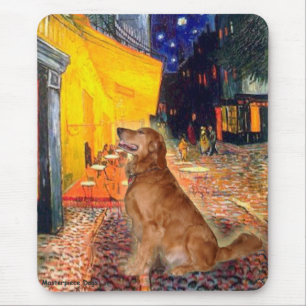 Golden Retriever 3 - Terrace Cafe Mouse Mat