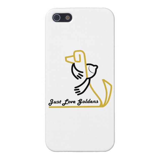 Golden Retriever 5/5s iPhone Case, Savvy iPhone Case (Back)