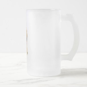 Golden Retriever 9K011D-08 Frosted Glass Beer Mug