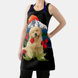 GOLDEN RETRIEVER All-Over Print Apron