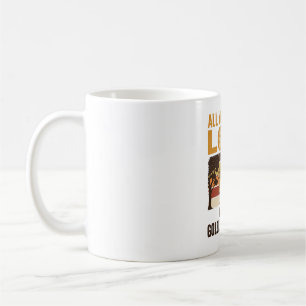 Golden Retriever All You Need Is Love Vintage Desi Coffee Mug