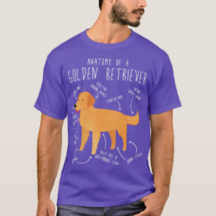 Golden Retriever Anatomy 3 T-Shirt