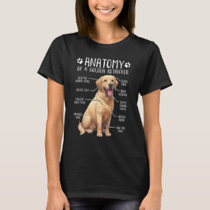 Golden Retriever Anatomy Dog Owner T-Shirt