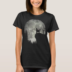 Golden Retriever And Moon Halloween Classic Monste T-Shirt