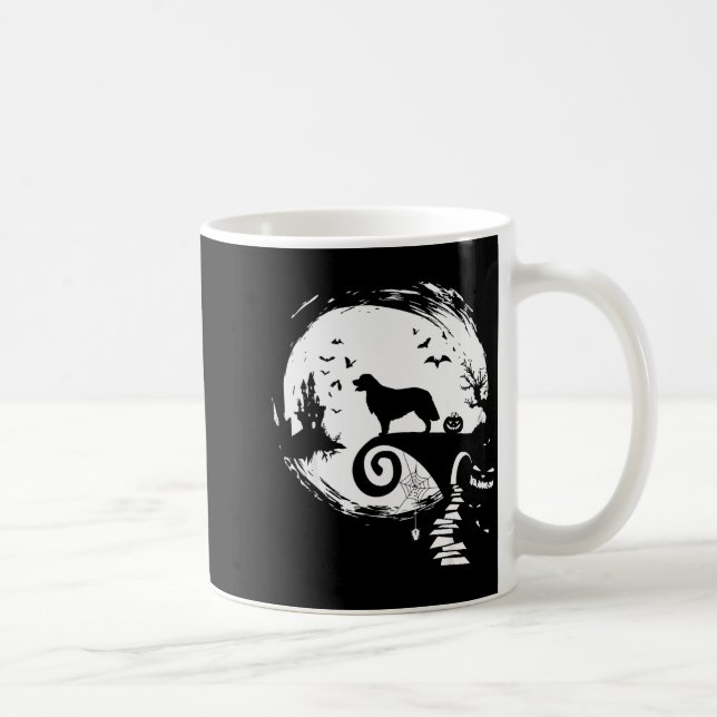Golden Retriever And Moon Halloween Costume Dog Lo Coffee Mug (Right)