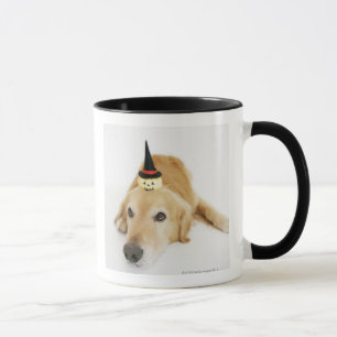 Golden retriever and ornament mug