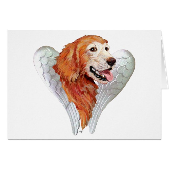 Golden Retriever Angel (Front Horizontal)