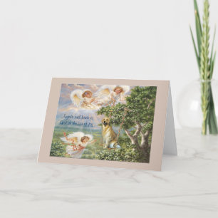 Golden Retriever Angel Greeting Card