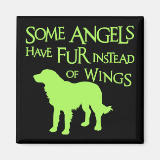 GOLDEN RETRIEVER ANGEL MAGNET