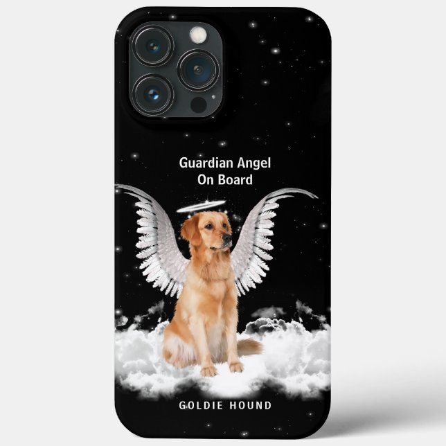 Golden Retriever Angel with Wings and a Halo Case-Mate iPhone Case (Back)