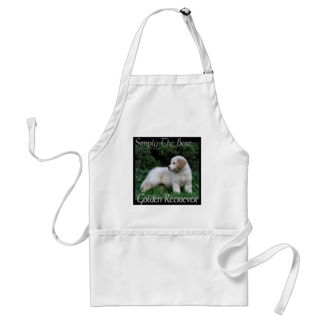 Golden Retriever Art Gifts Standard Apron (Front)