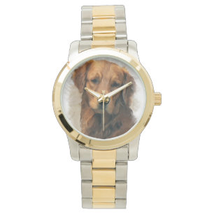 Golden Retriever Art Watch