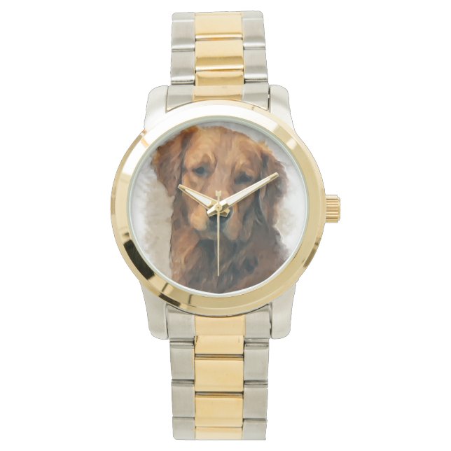 Golden Retriever Art Watch (Front)
