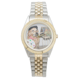 Golden Retriever Artist Watch