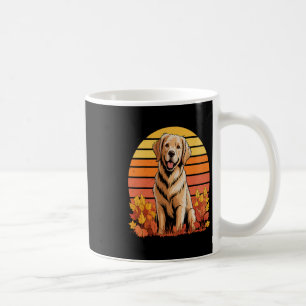 Golden Retriever Autumn Fall Dog Lover Fall Leaves Coffee Mug