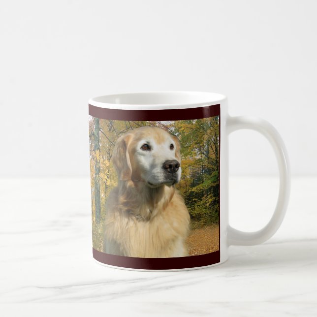 Golden Retriever Autumn Mug (Right)