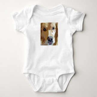 golden retriever baby bodysuit