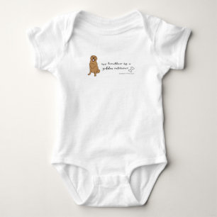 golden retriever baby bodysuit