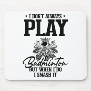 Golden Retriever Badminton Player Shuttle Mouse Mat