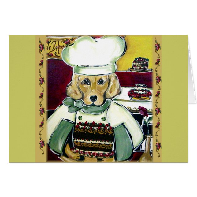 Golden Retriever Baker (Front Horizontal)