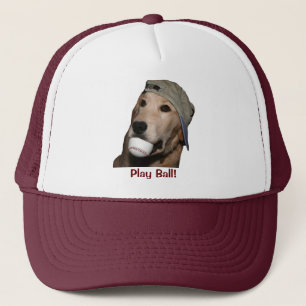 Golden Retriever Baseball Puppy Trucker Hat