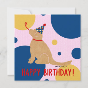 Golden Retriever Birthday  Card