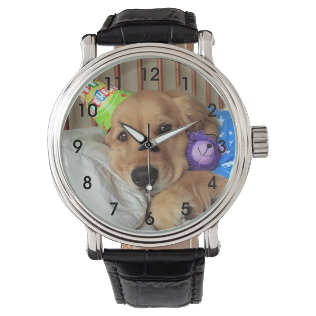 Golden Retriever Birthday Watch (Front)