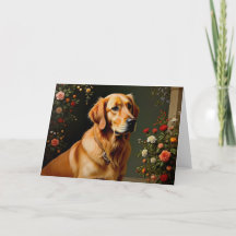 Golden Retriever Blank Card