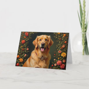 Golden Retriever Blank Card