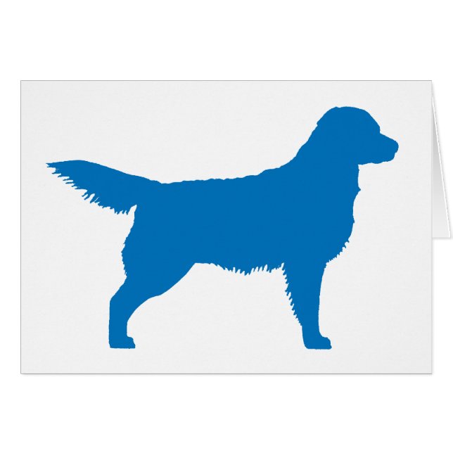 Golden Retriever (blue) (Front Horizontal)