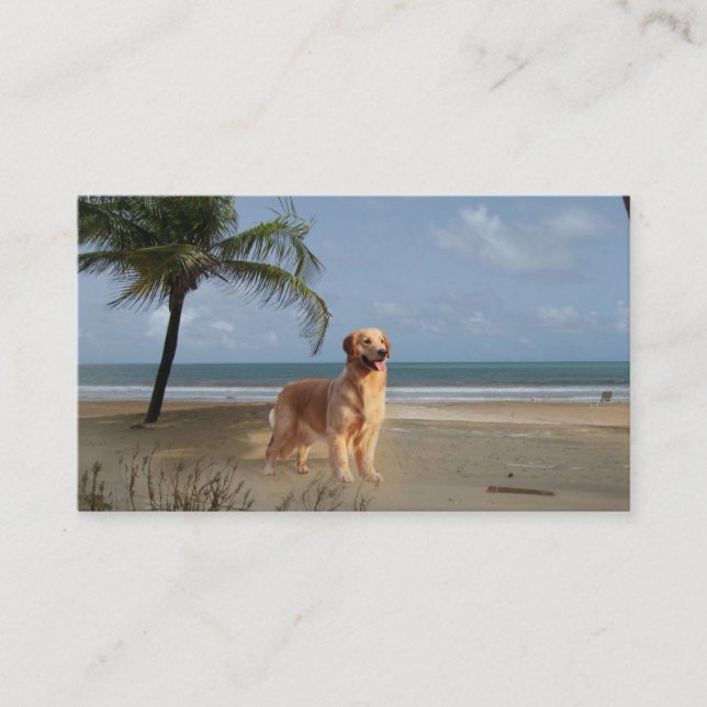 Golden Retriever Breeder Business Card (Front)