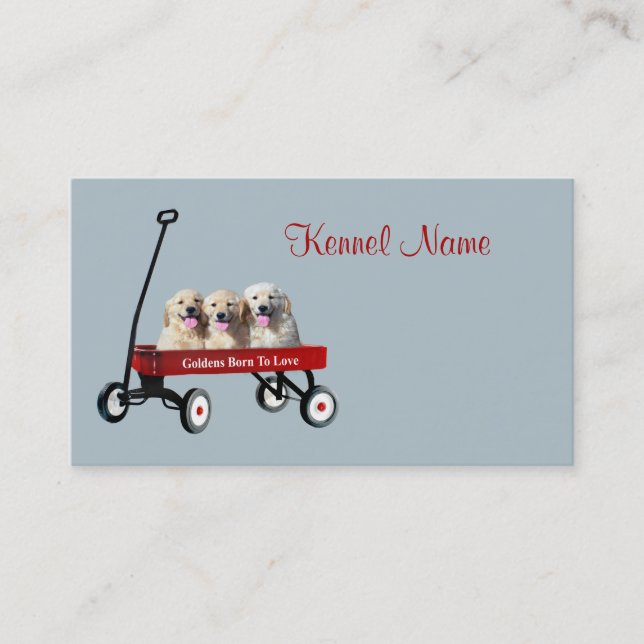 Golden Retriever Breeder Business Card (Front)
