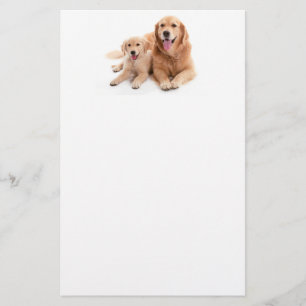 Golden Retriever Buddies Stationery