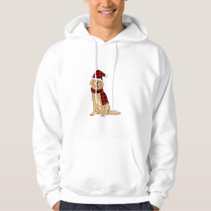 Golden Retriever Buffalo Plaid Retriever Dog Lover Hoodie