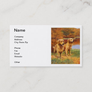 Golden Retriever Business Card
