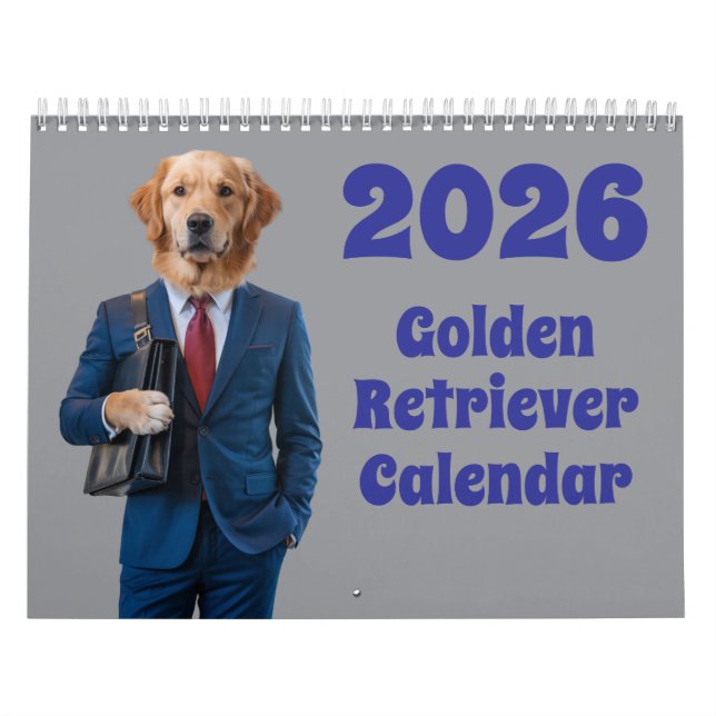 Golden Retriever Calendar (Cover)