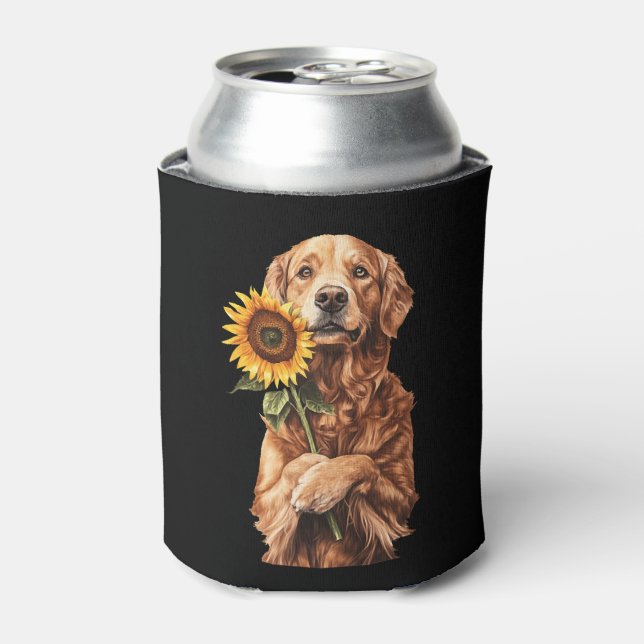 Golden Retriever    Can Cooler (Can Front)