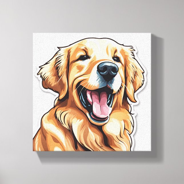 Golden Retriever  Canvas Print (Front)