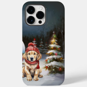 Golden Retriever Caravan Christmas Adventure Case-Mate iPhone 14 Pro Max Case