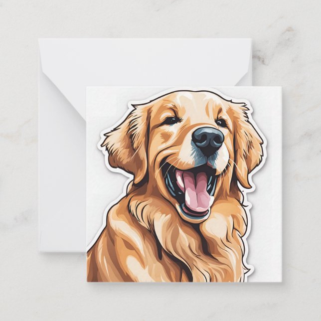 Golden Retriever  Card (Front)
