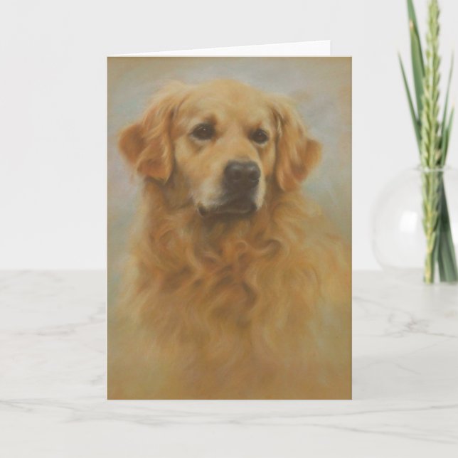 Golden Retriever Card (Front)