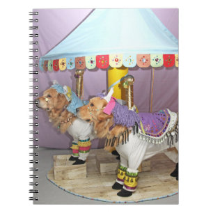 Golden Retriever Carousel Notebook