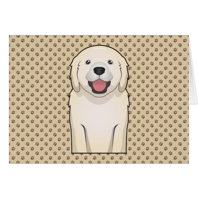 Golden Retriever Cartoon (Front Horizontal)