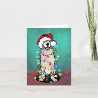 Golden Retriever Christmas Card
